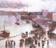Charles conder, Departure of thte OrientCircularQuay (nn02)